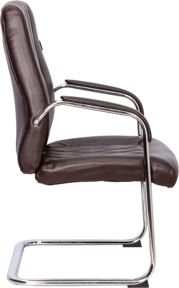 Кресло офисное AKSHOME Damask Eco коричневый (58897) - Фото 3