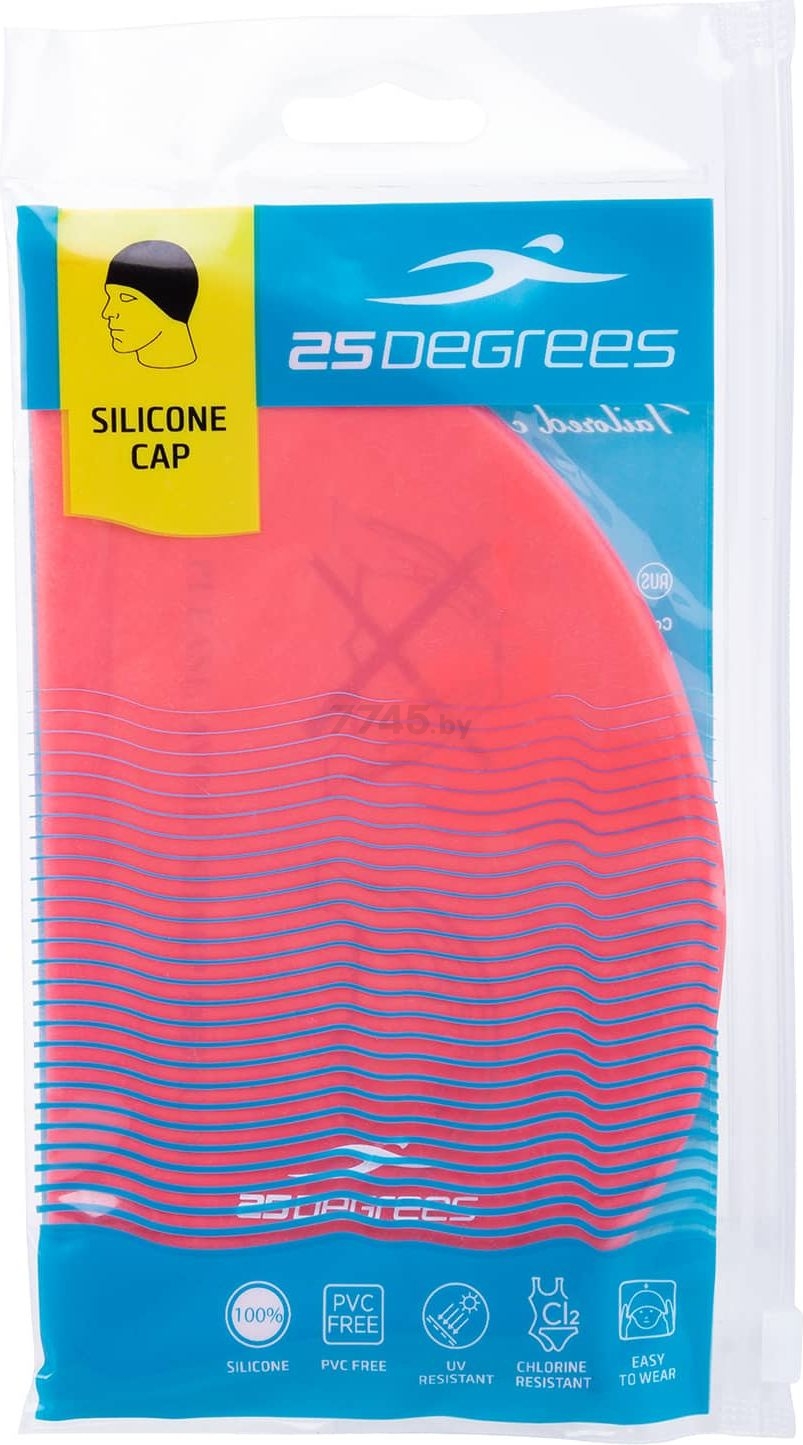 Шапочка для плавания 25DEGREES Nuance силикон розовый (25D15-NU14-20-30) - Фото 3