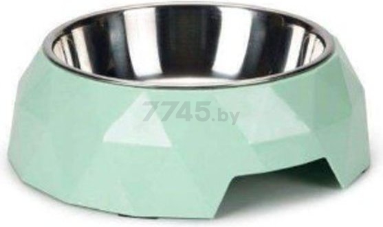 Миска для животных BEEZTEES Diamond 14х4 см зеленый (650680)