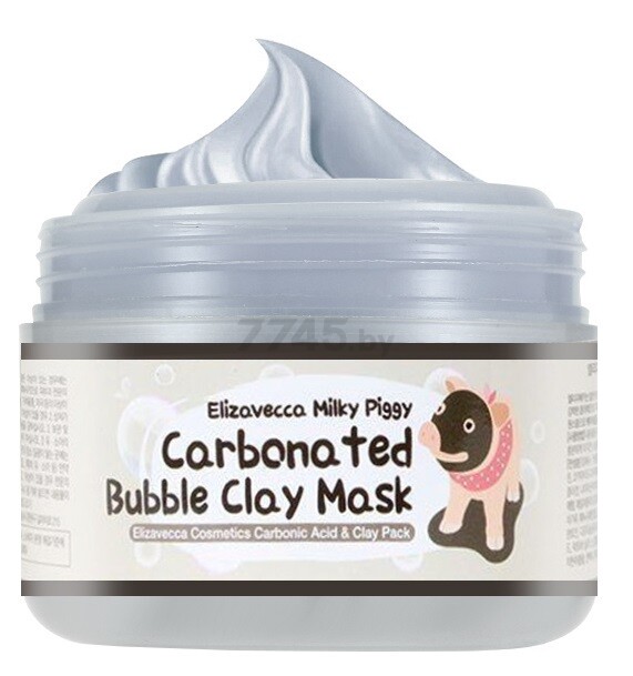 Маска ELIZAVECCA Сarbonate Bubble Clay Mask Очищающая пузырьковая с глиной 100 мл (369427) - Фото 2