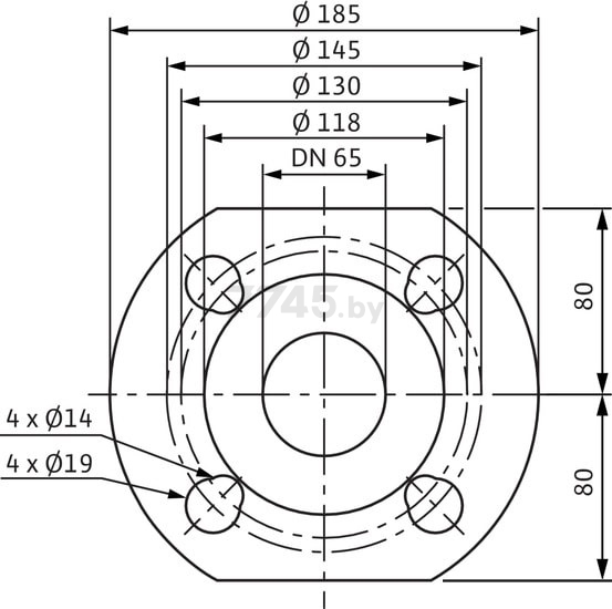 Насос циркуляционный WILO Yonos Maxo 50/0,5-16 PN6/10 (2120652) - Фото 3