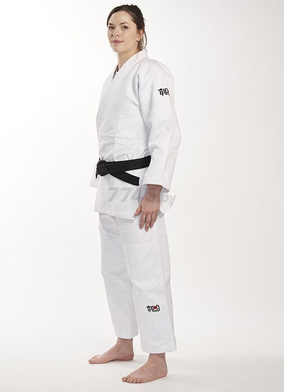 Куртка дзюдо IPPON GEAR Fighter Slim Fit белый 160 (JJ750SW-160) - Фото 4