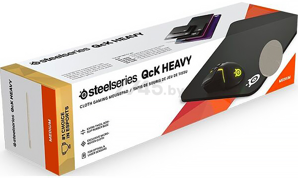 Коврик для мыши игровой STEELSERIES QcK Heavy Medium 2020 Edition (63836) - Фото 4