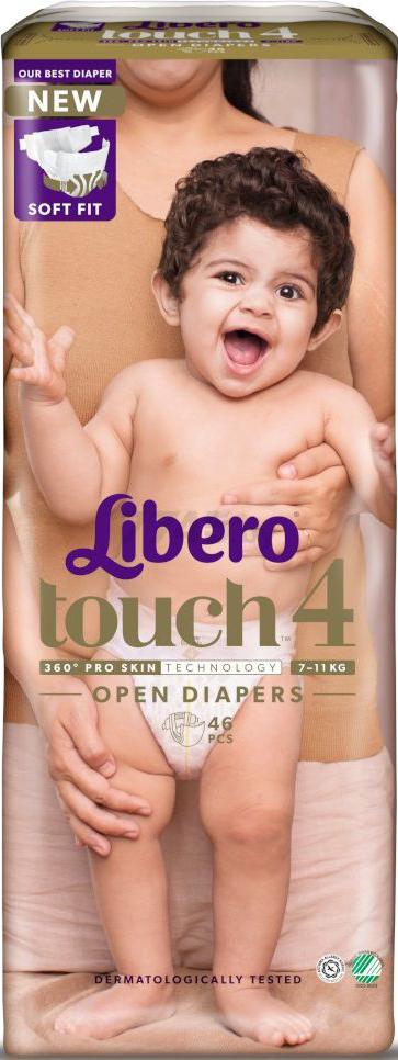 Подгузники LIBERO Touch 4 Maxi 7-11 кг 46 штук (7322541070919)