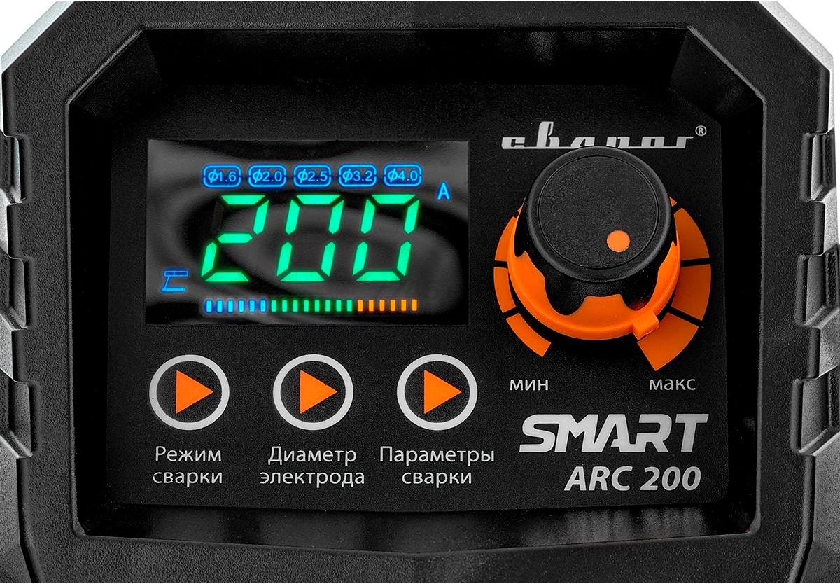 Инвертор сварочный СВАРОГ Real smart arc 200 Z28303 (97984) - Фото 4