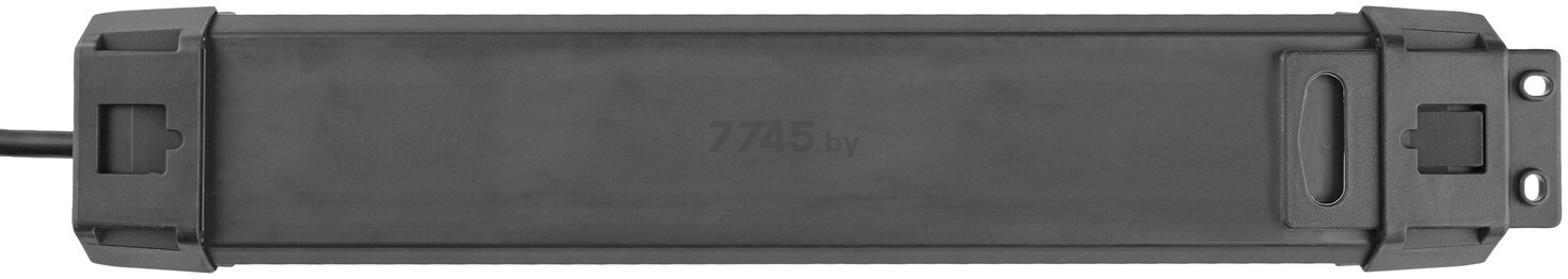 Удлинитель 3 м 6 розеток 3,3 кВт с заземлением BRENNENSTUHL Premium Line черный (1951160100) - Фото 4