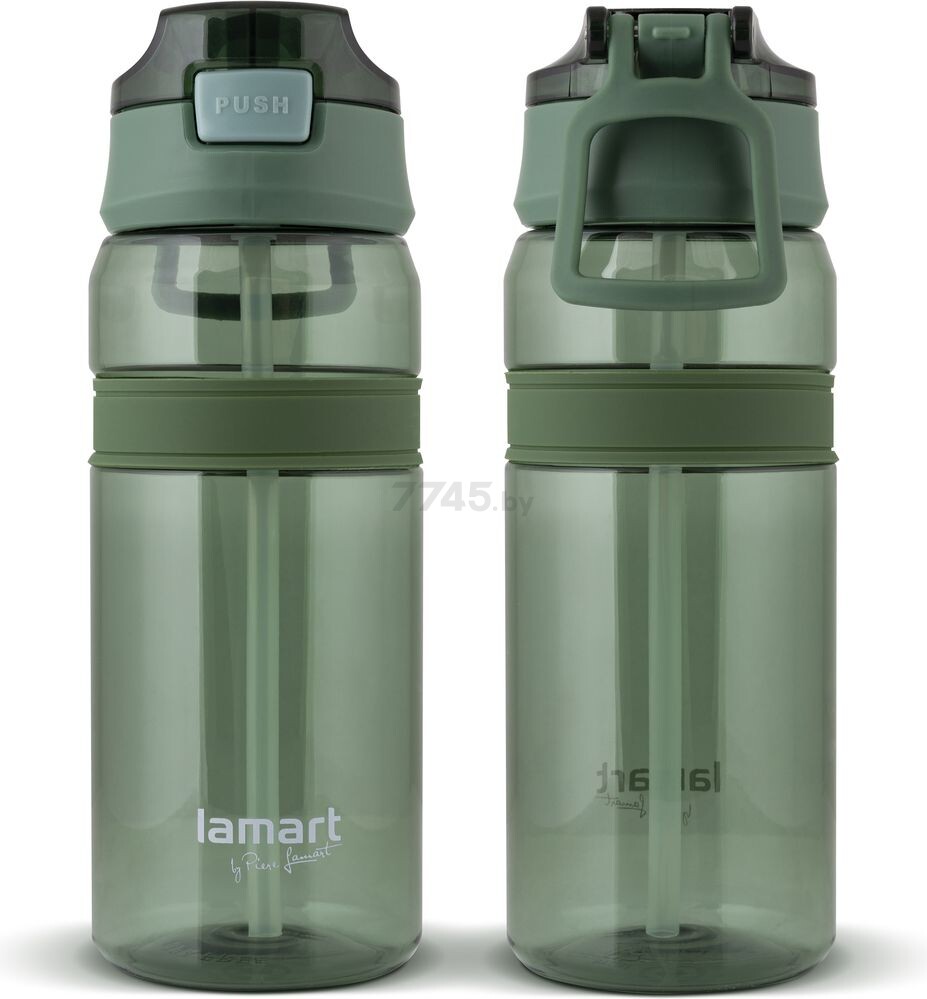 Бутылка для воды LAMART Straw LT4059 0,7 л (4359912) - Фото 3