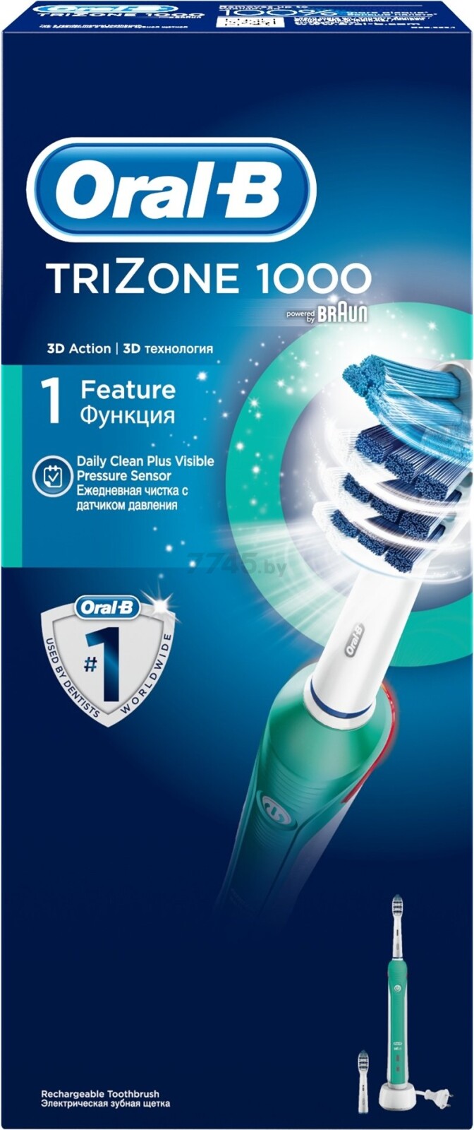 Зубная щетка электрическая ORAL-B Trizone 1000 D20 тип 3757 (4210201077992) - Фото 4