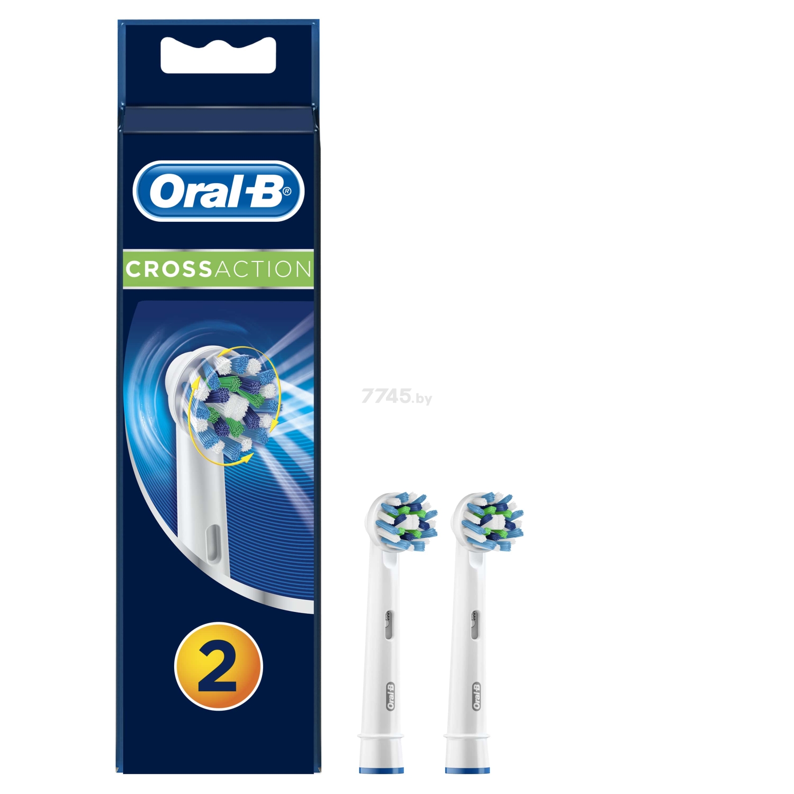 Насадки для электрической зубной щетки ORAL-B CrossAction EB50-2 2 штуки (4210201135128)