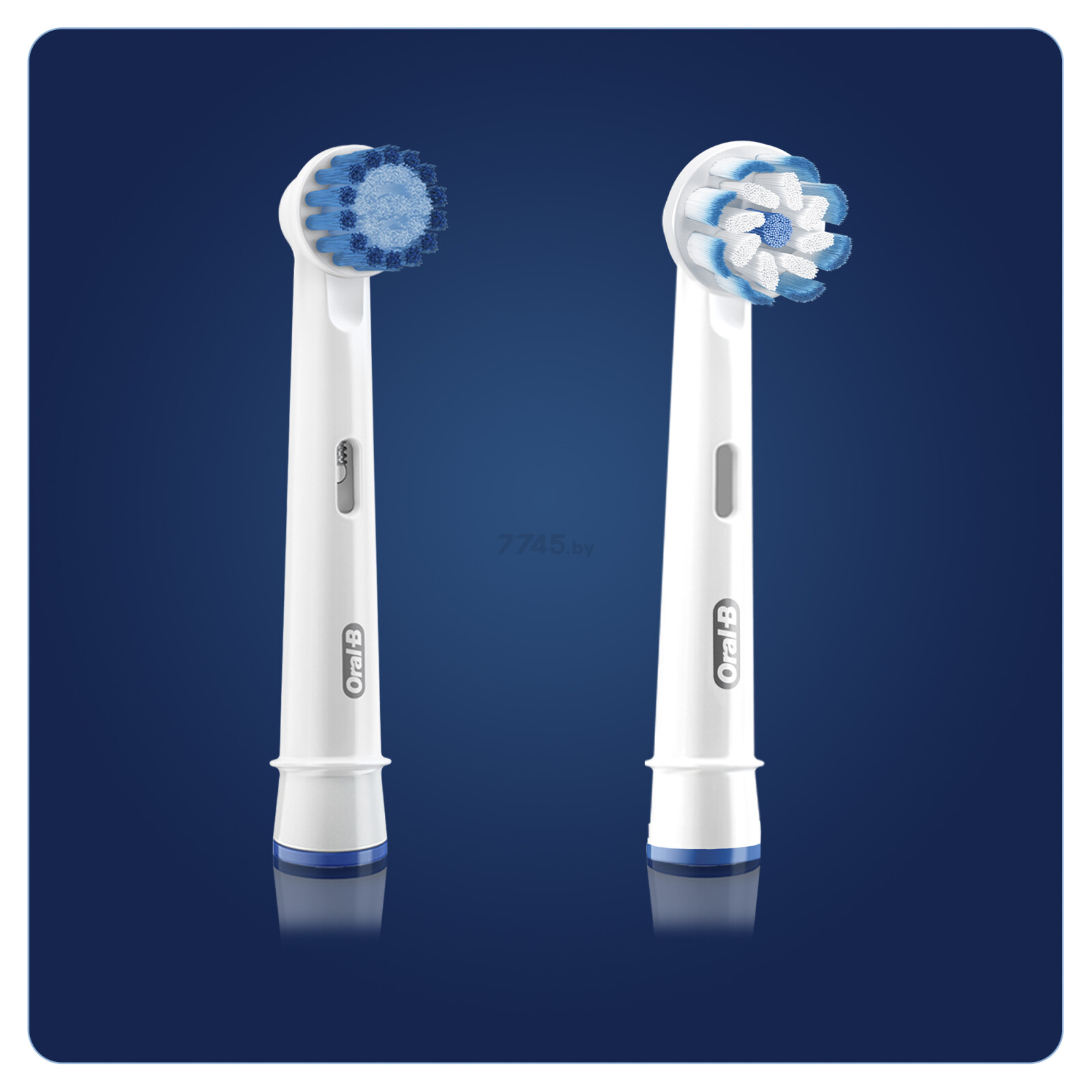 Насадки для электрической зубной щетки ORAL-B Sensitive Бережное очищение EBS17 2 штуки (4210201746447) - Фото 3