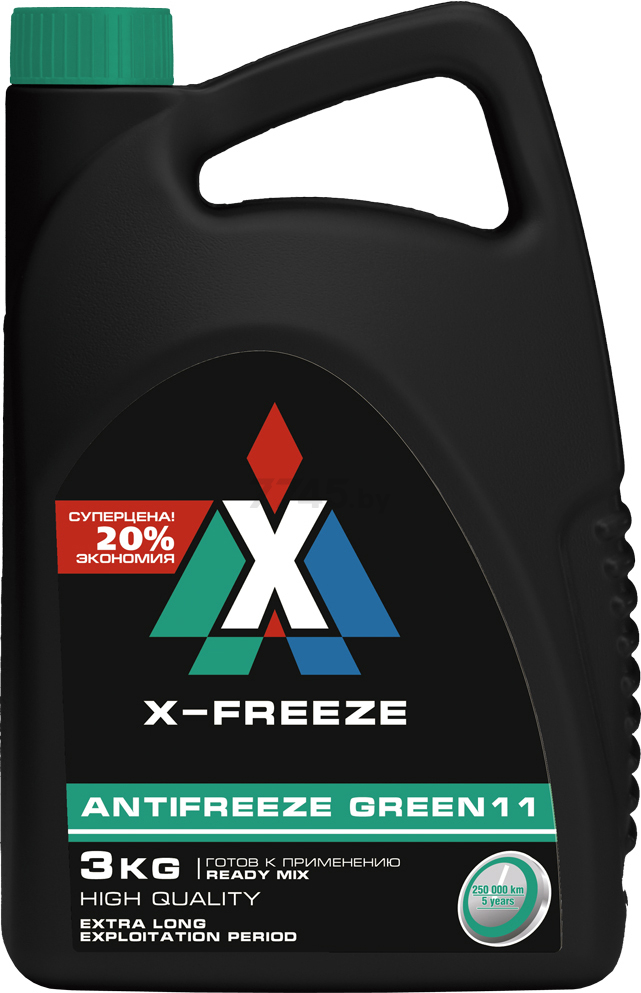 Антифриз зеленый X-FREEZE Green 11 3 кг (430206094)