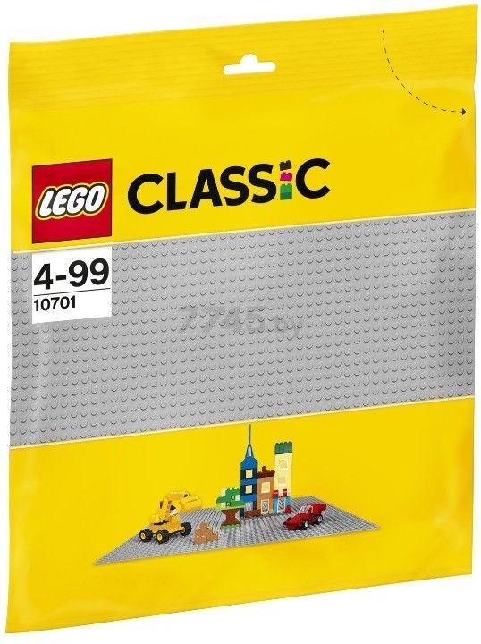 Конструктор LEGO Classic Строительная пластина серого цвета (10701)