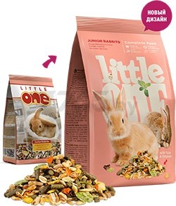 Корм для кроликов LITTLE ONE Юниор 0,4 кг (4602533781621) - Фото 4