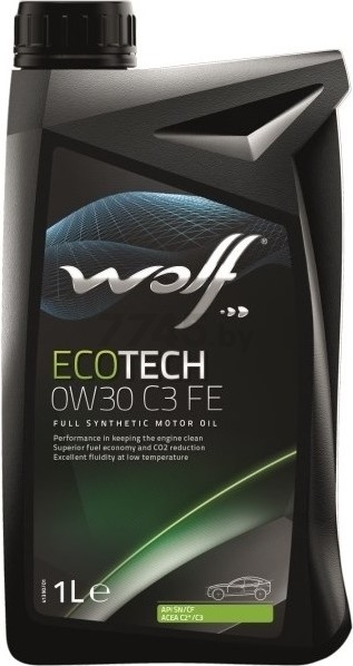 Моторное масло 0W30 синтетическое WOLF EcoTech C3 FE 1 л (16105/1)