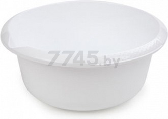 Миска пластмассовая 2,5 л BEROSSI снежно-белая (ИК06101000)