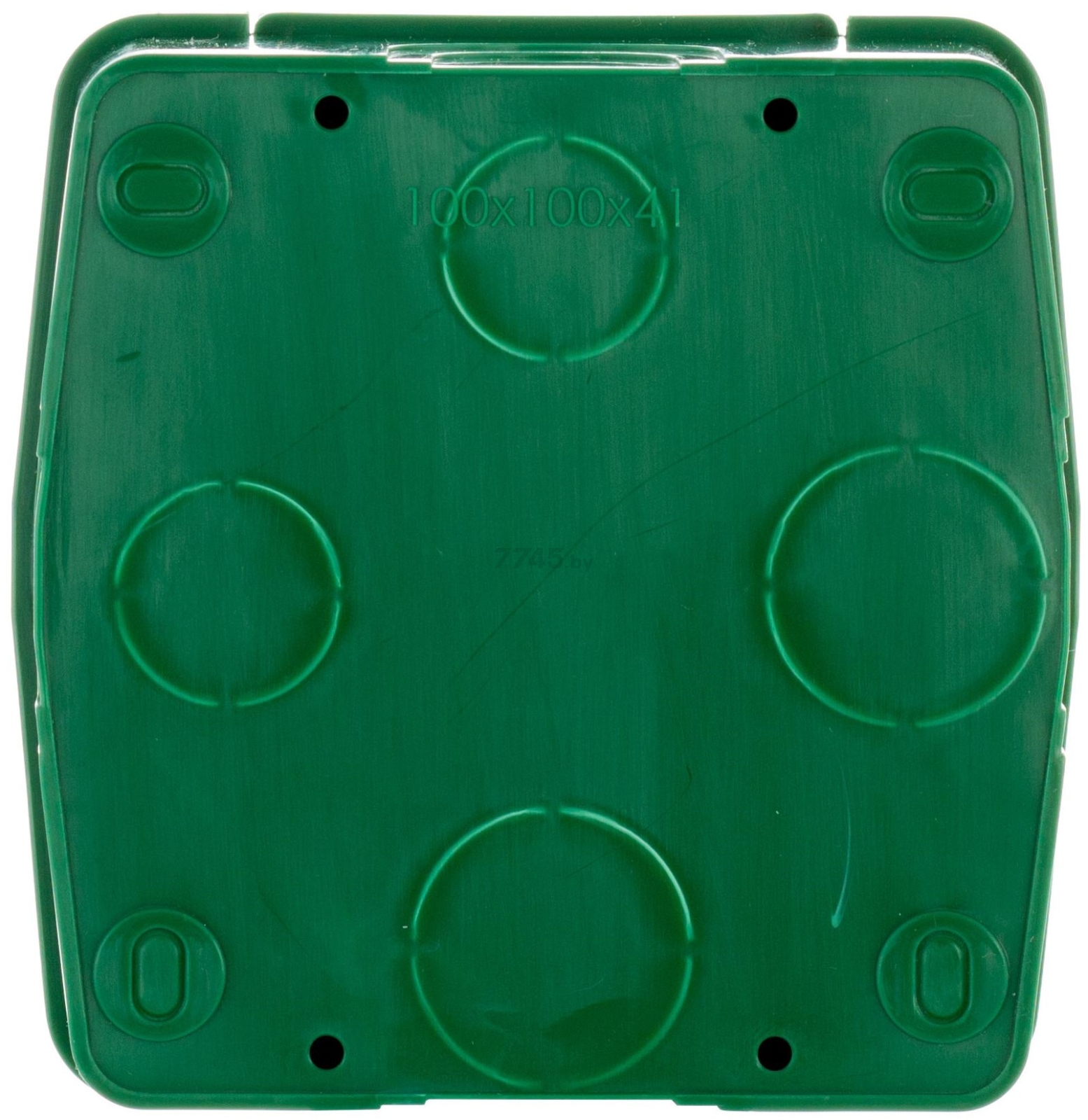 Коробка монтажная для силовых розеток 100х100х40 мм SYSTEME ELECTRIC Blanca зеленый (BLNMK000001) - Фото 4