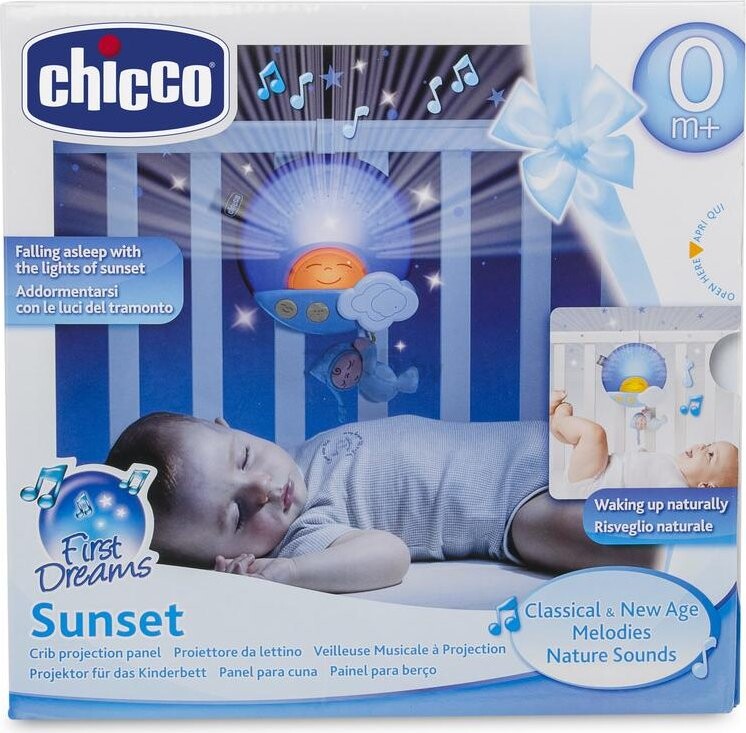 Ночник-проектор детский CHICCO Звездный подвесной голубой (6992200000) - Фото 4