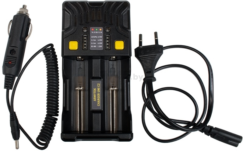 Зарядное устройство для аккумулятора универсальное ARMYTEK Uni C2 Plug Type C (A02401C) - Фото 5