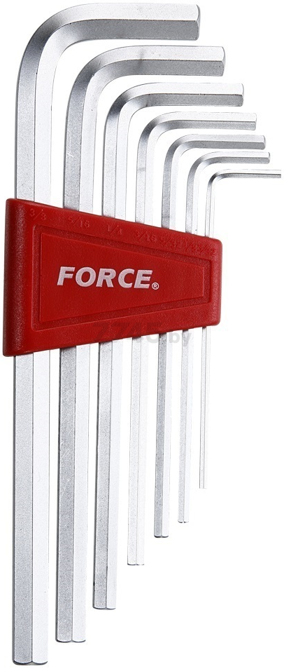 Набор ключей шестигранных 2.5-10 мм удлинённых 7 предметов FORCE (5072L)