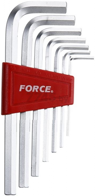Набор ключей шестигранных 2.5-10 мм 7 предметов FORCE (5072)