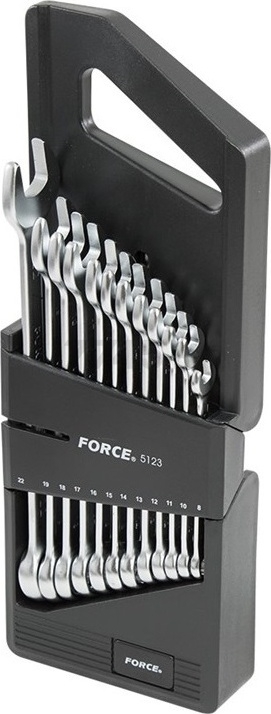 Набор ключей комбинированных 8-22 мм 12 предметов FORCE (5123)