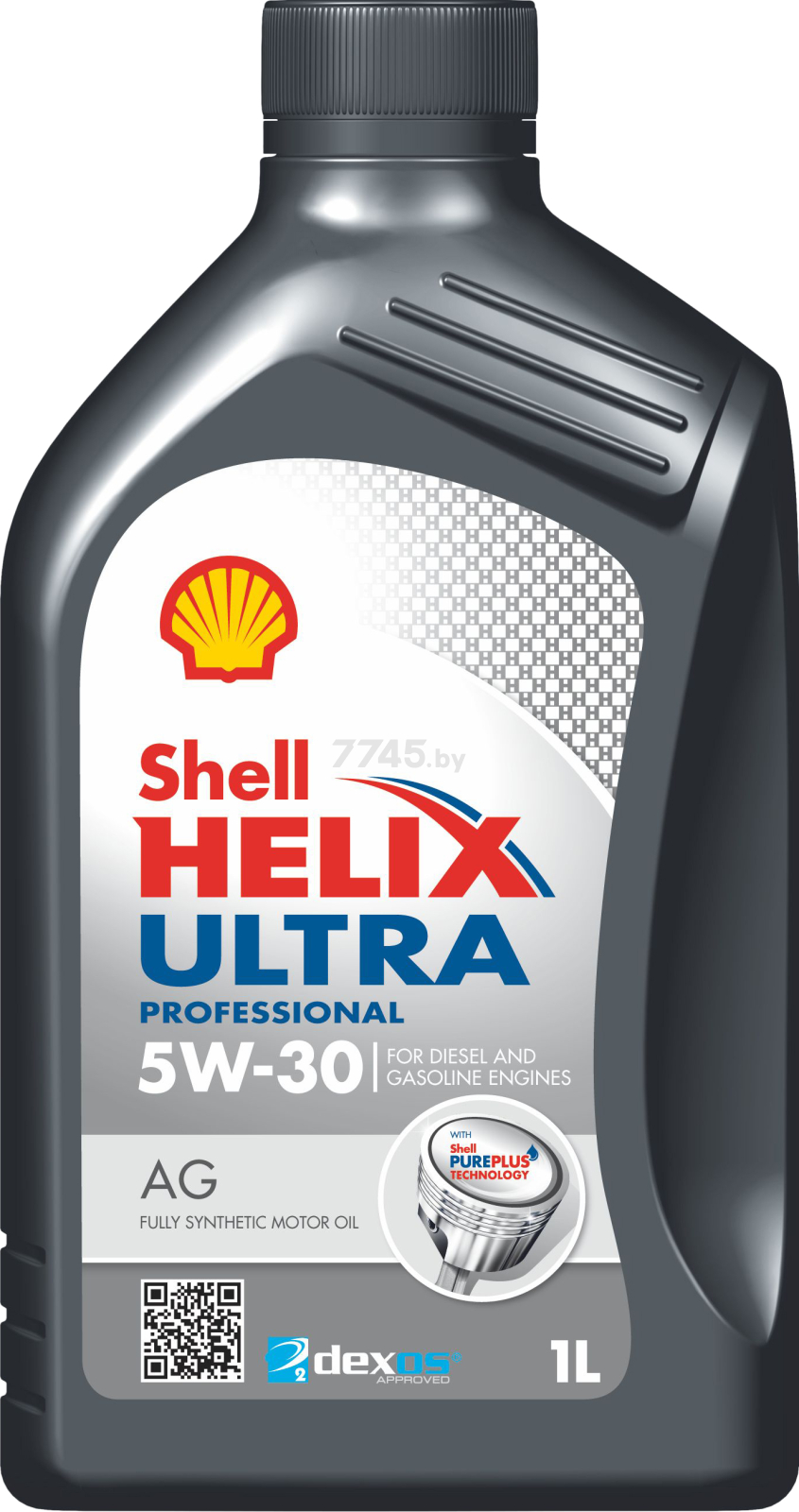 Моторное масло 5W30 синтетическое SHELL Helix Ultra Professional AG 1 л (550046300)