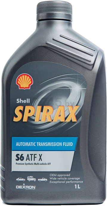 Масло трансмиссионное синтетическое SHELL Spirax S6 ATF X 1 л (550046519)