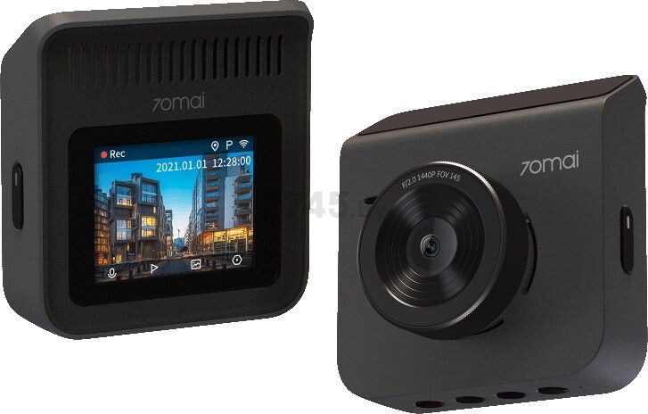 Видеорегистратор автомобильный 70MAI Dash Cam A400 + камера заднего вида RC09 Black - Фото 13