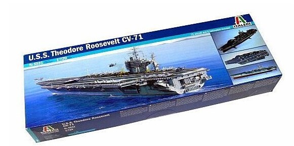 Сборная модель ITALERI Американский авианосец USS Roosevelt CVN-71 1:720 (5531) - Фото 3