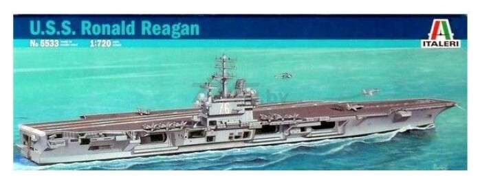 Сборная модель ITALERI Американский авианосец USS Ronald Reagan CVN-76 1:720 (5533)