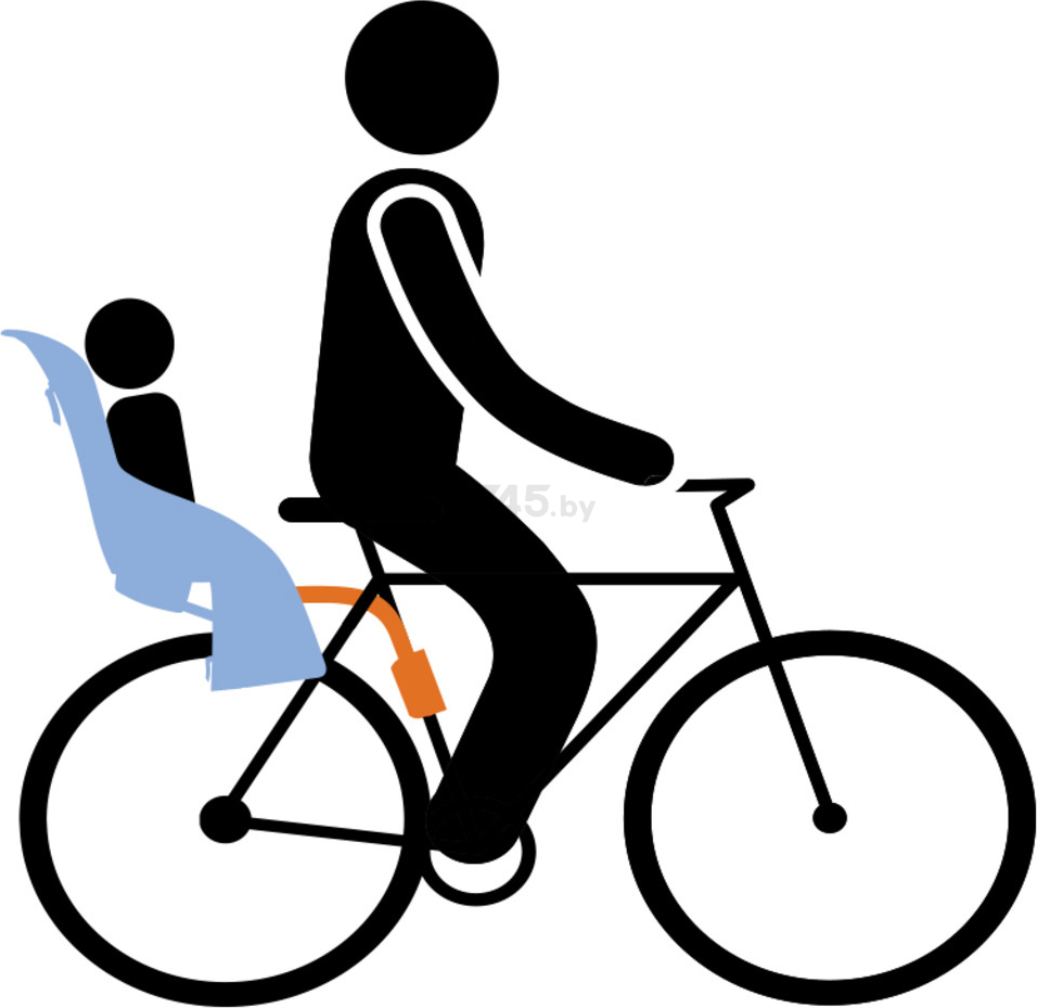 Велокресло детское THULE RideAlong Lite светло-серый (100110) - Фото 4