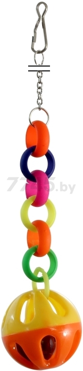 Игрушка для птиц TRIOL Звонкий шарик 073KX 20х4 см (52181047)