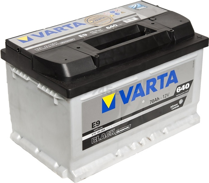 Аккумулятор автомобильный VARTA Black Dynamic 70 А·ч (570144064)