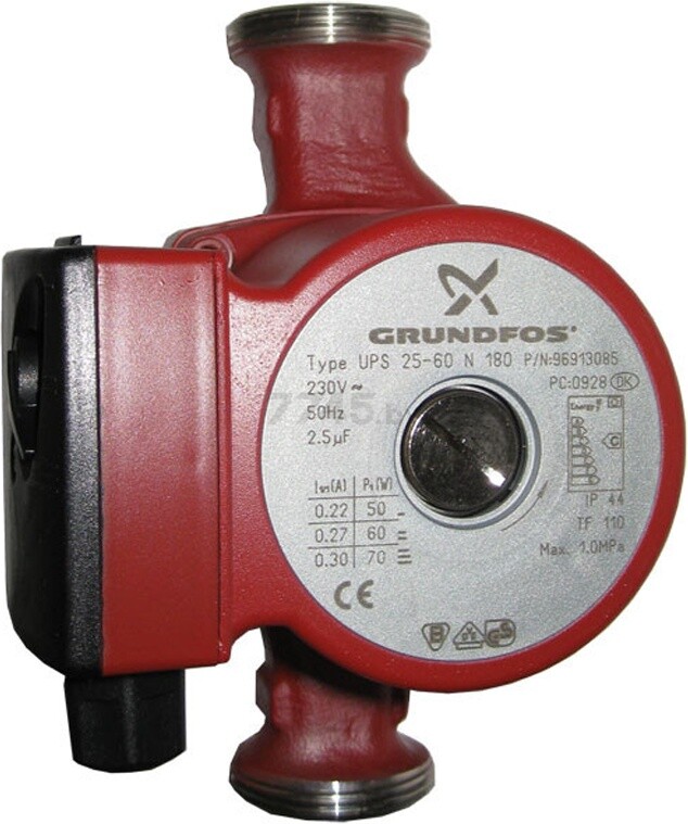 Насос циркуляционный GRUNDFOS UPS25-40 N 180 мм (96913060)