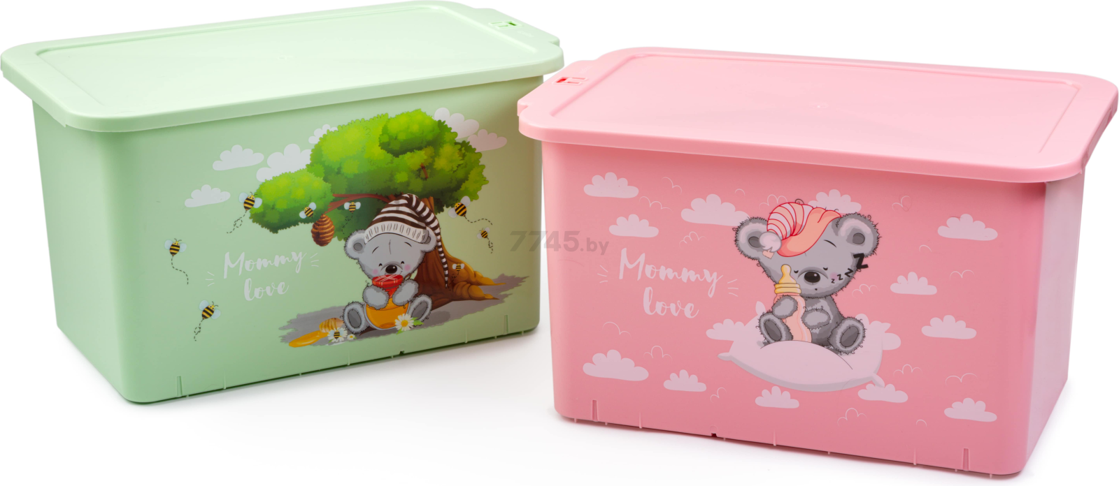 Ящик для игрушек BEROSSI Mommy love 15,7 л чайное дерево (АС49162000) - Фото 2