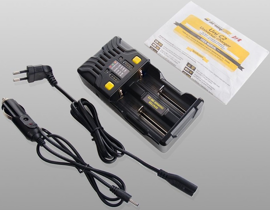 Зарядное устройство для аккумулятора универсальное ARMYTEK Uni C2 Plug Type C (A02401C) - Фото 10