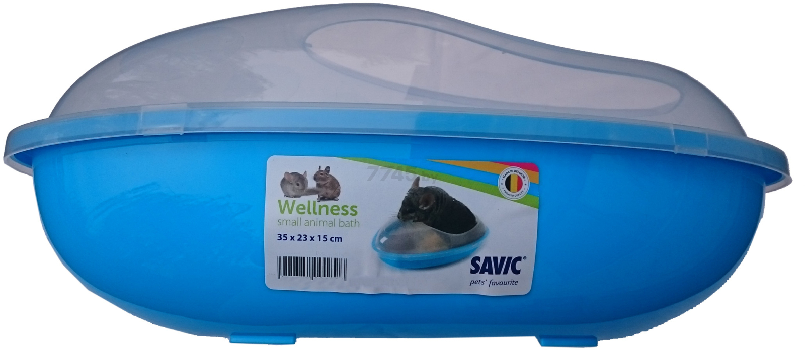 Купалка для шиншилл и песчанок SAVIC Wellness bath 35х23х15 см (1890000) - Фото 2