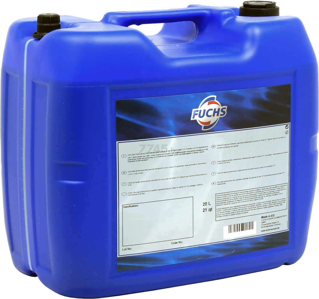 Моторное масло 10W30 полусинтетическое FUCHS Agrifarm STOU MC 20 л (600632571)