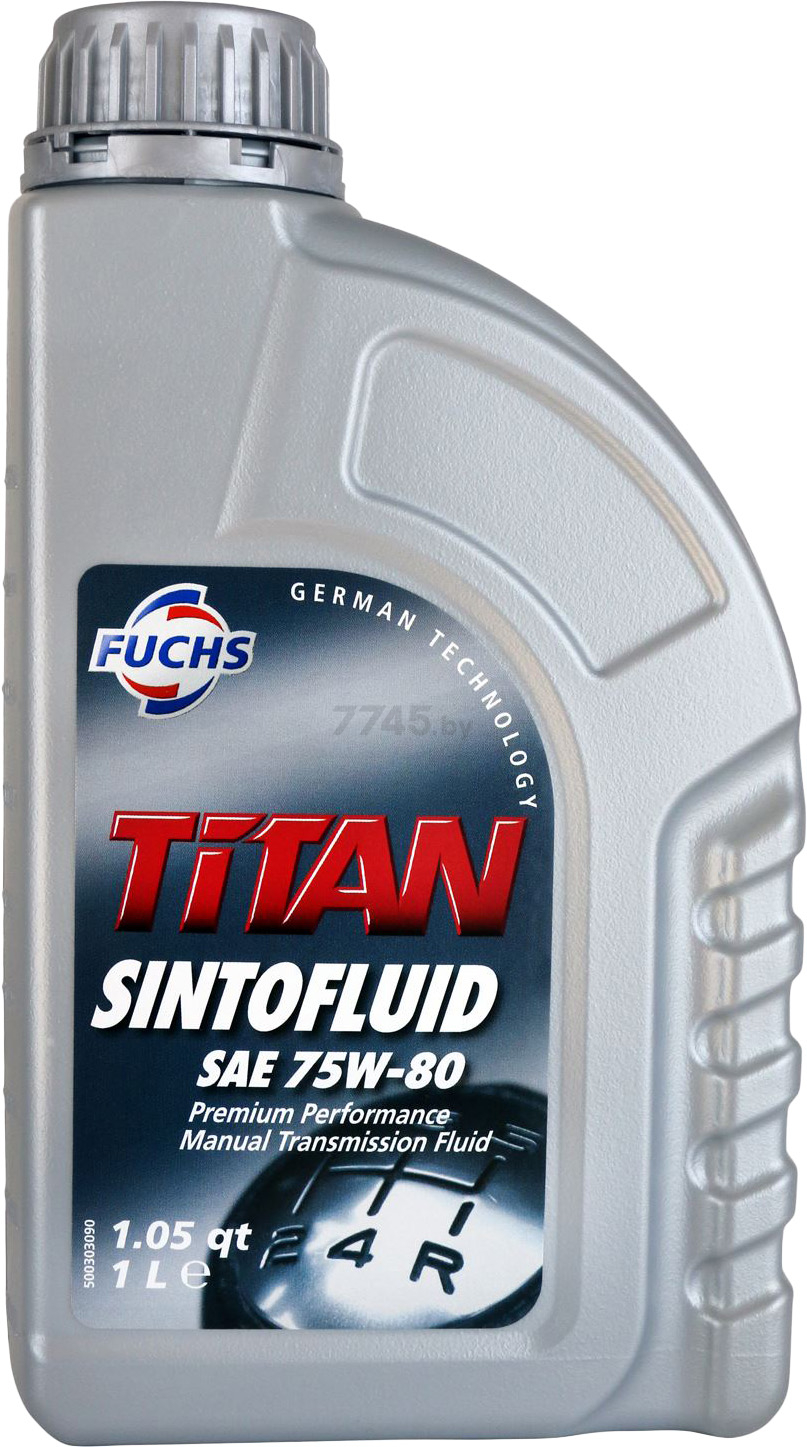 Масло трансмиссионное 75W80 FUCHS Titan Sintofluid 1 л (601411519)