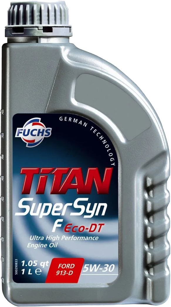 Моторное масло 5W30 синтетическое FUCHS Titan Supersyn F Eco-DT 1 л (601411595)