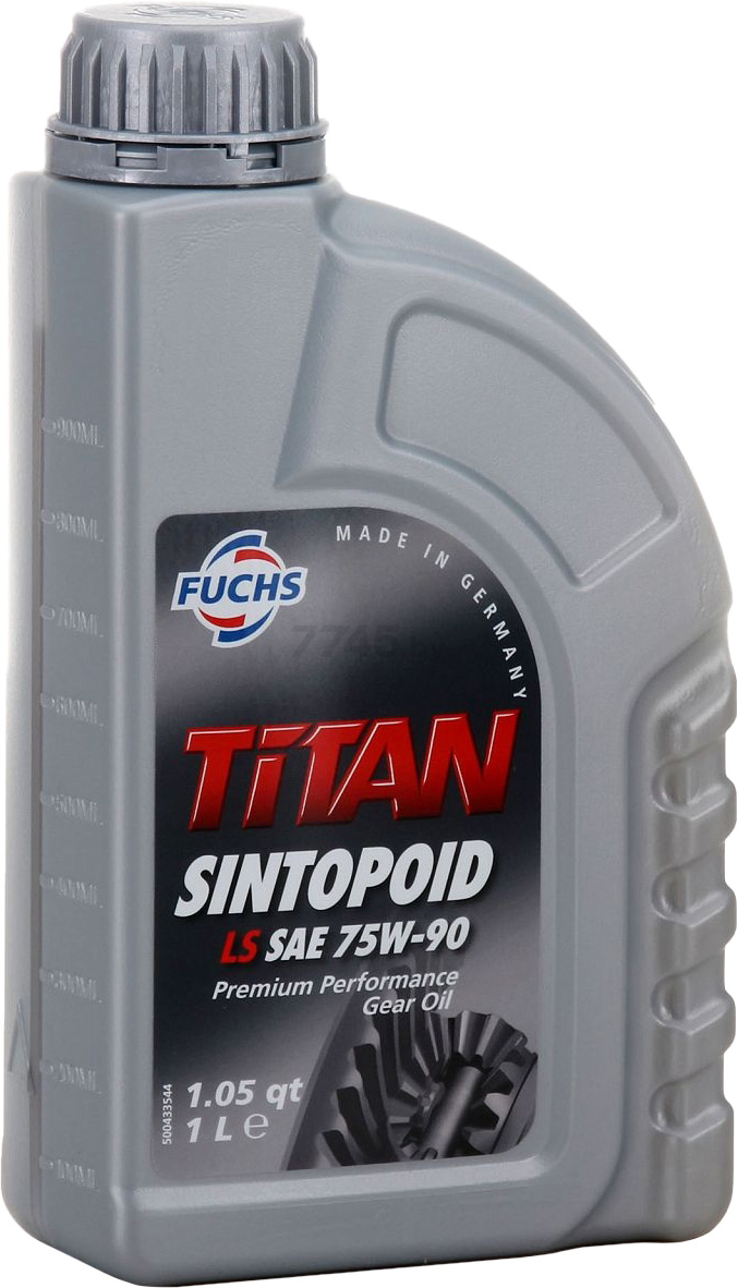 Масло трансмиссионное 75W90 синтетическое FUCHS Titan Sintopoid LS 1 л (601426728)