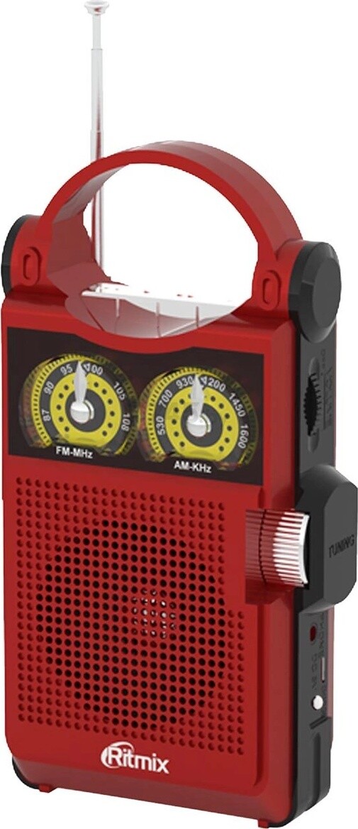 Радиоприемник RITMIX RPR-303 черный/красный