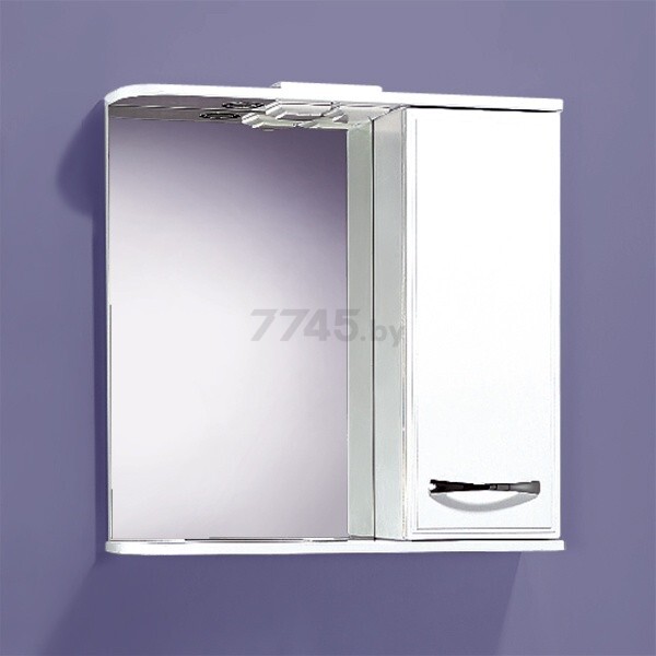 Шкаф с зеркалом для ванной АКВАЛЬ Виола 70 правый (AV.04.70.00.R)
