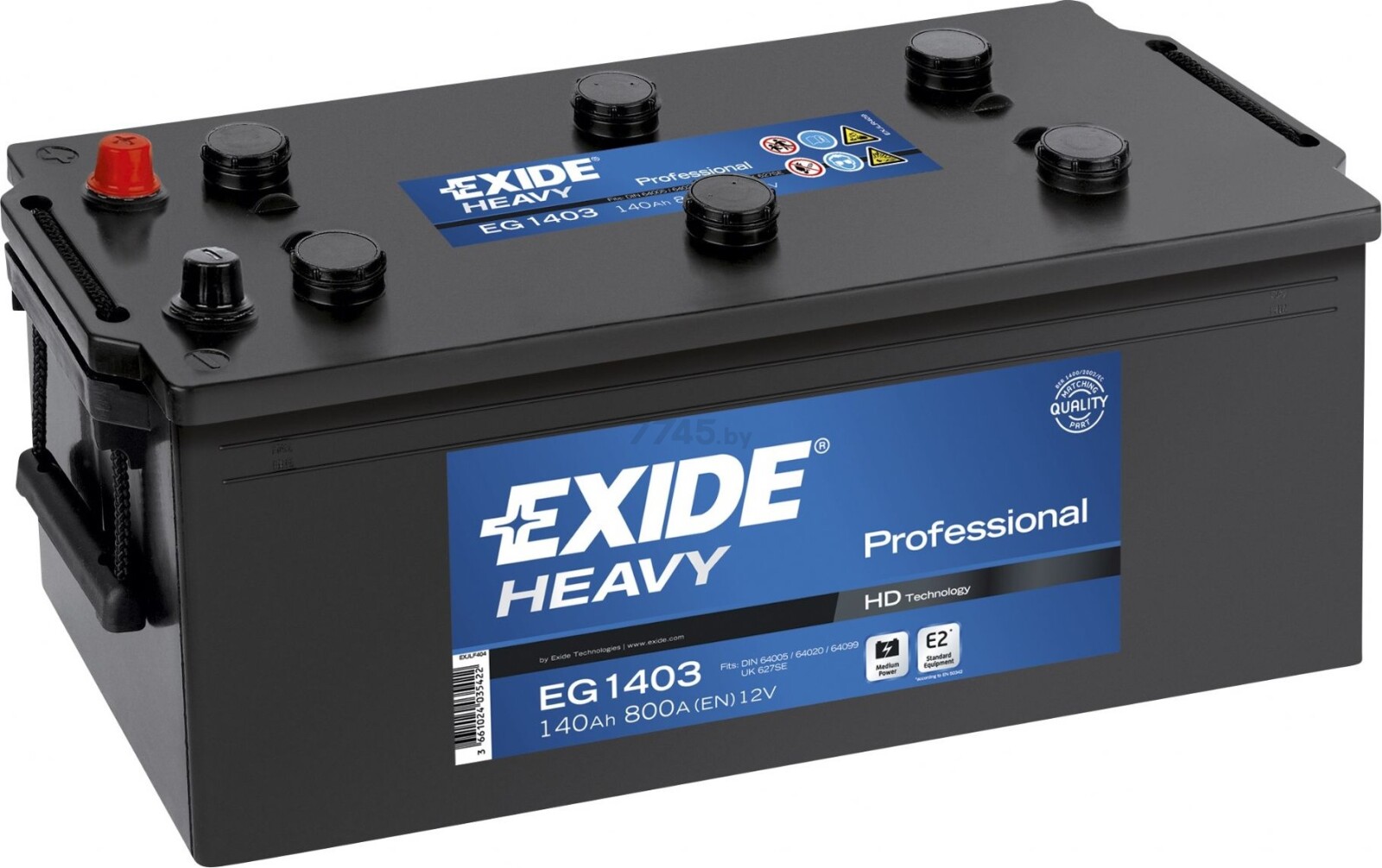 Аккумулятор для грузовых автомобилей EXIDE Professional 140 А·ч (EG1403)