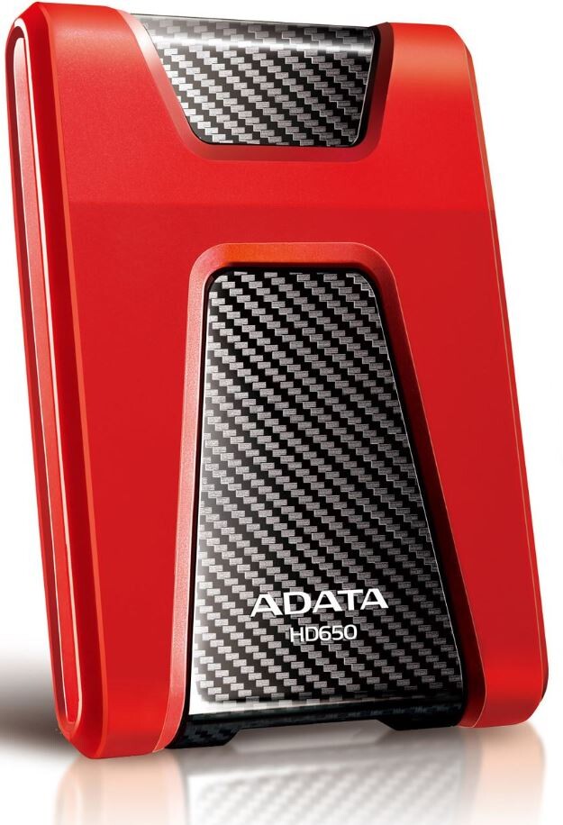 Внешний жесткий диск A-DATA DashDrive Durable HD650 1TB (красный) - Фото 2