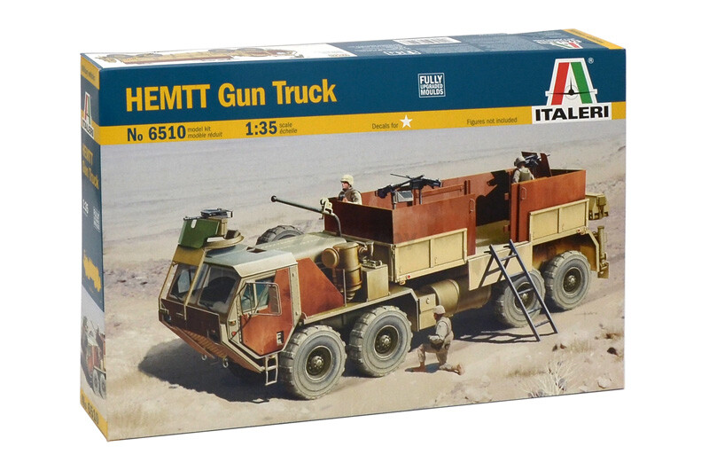 Сборная модель ITALERI Бронированный вооружённый грузовик HEMTT 1:35 (6510)
