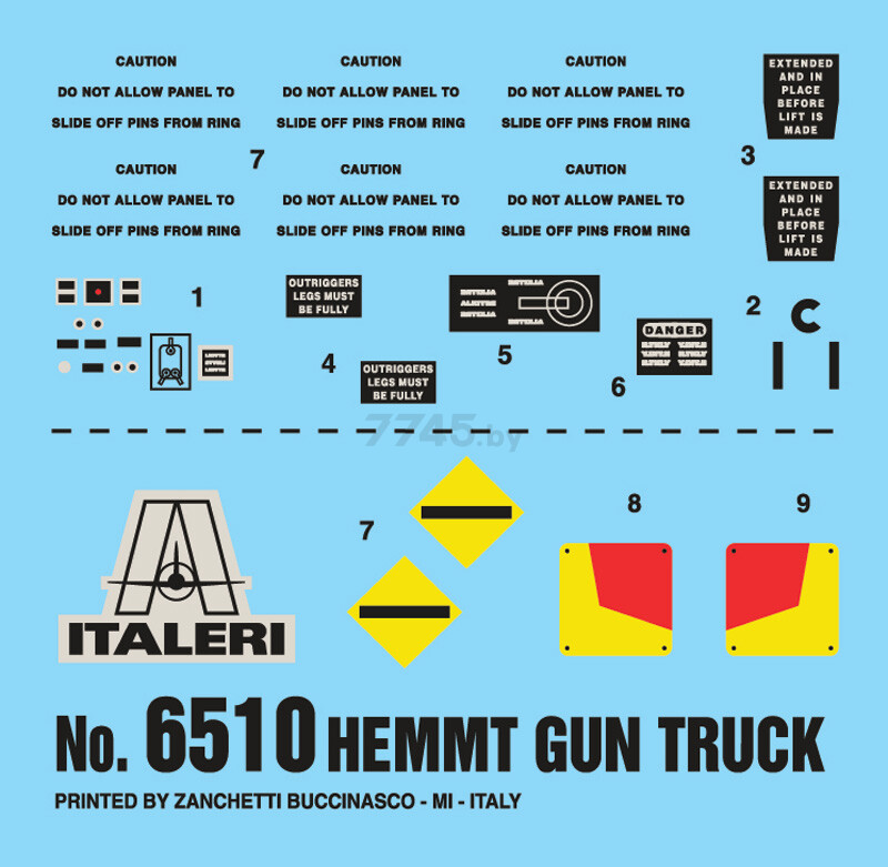 Сборная модель ITALERI Бронированный вооружённый грузовик HEMTT 1:35 (6510) - Фото 3