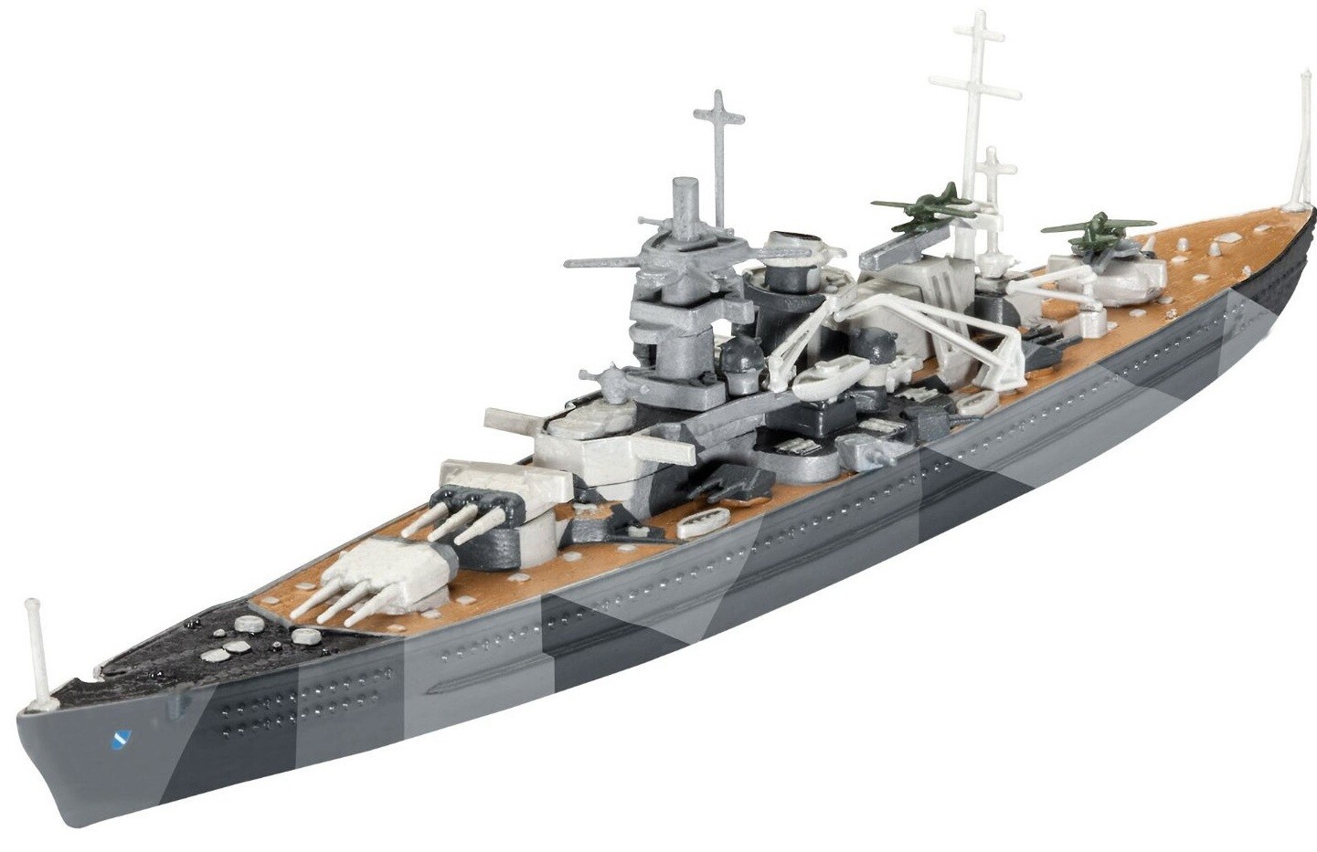 Сборная модель корабля REVELL Немецкий линкор Шарнхорст 1:1200 (65136)