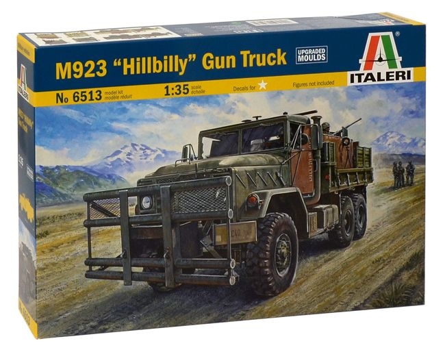 Сборная модель ITALERI Бронированный вооружённый грузовик M923 HILLBILLY 1:35 (6513)