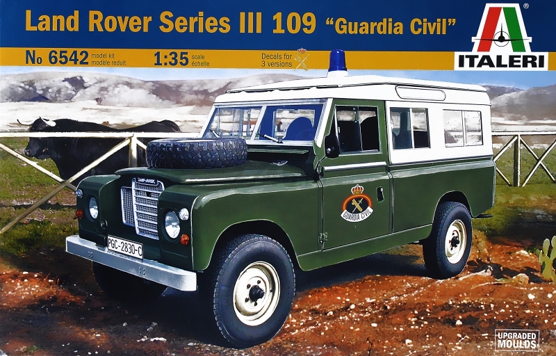Сборная модель ITALERI Британский внедорожник Land Rover SERIES III 109 Guardia Civil 1:35 (6542) - Фото 2